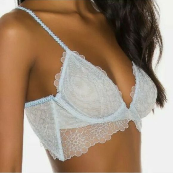 Free People LUCIA Underwire Bra Hydrandea 34B New - Picture 7 of 9